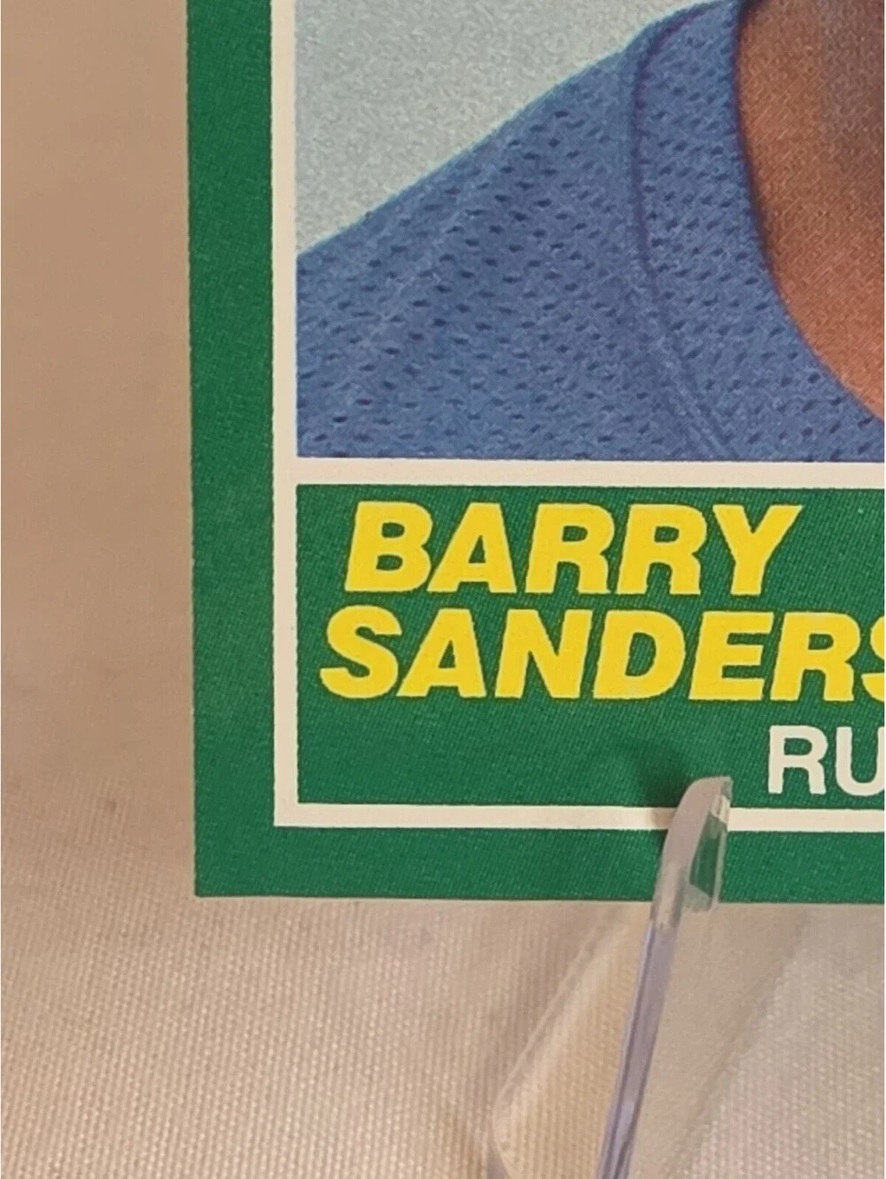 1989 SCORE BARRY SANDERS FOOTBALL ROOKIE CARD LIONS RC #257